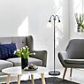 Nordlux Ray Double Floor Lamp black , Warehouse sale, as new, original packaging application picture