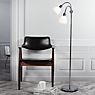 Nordlux Ray Double Floor Lamp chrome application picture