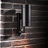 Nordlux Tin Maxi Applique avec détecteur de mouvements noir , Vente d'entrepôt, neuf, emballage d'origine - produit en situation