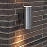 Nordlux Tin Maxi Double, lámpara de pared galvanizado - ejemplo de uso previsto