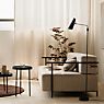 Northern Birdy Swing Floor Lamp black/brass application picture