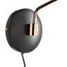 Northern Birdy Swing Wall Light black/brass - Thanks to a swivel joint, the lamp can be swivelled in an angle of 180°.