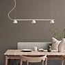 Northern Blush Pendant Light LED 3 lamps beige application picture