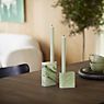 Northern Monolith Candle holder tall - marble green application picture