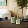 Northern Monolith Candle holder tall - marble white application picture