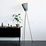 Northern Oslo Wood Floor lamp black application picture