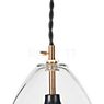 Northern Unika Pendant light transparent - large , Warehouse sale, as new, original packaging - The twisted supply line of the Unika in combination with the brass frame provides the light with a fine industrial look.