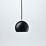 Nyta Tilt Lampada a sospensione sfera - nero/cavo nero - 20 cm , articolo di fine serie