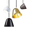 Nyta Tilt Pendant Light conical - grey/cable black - 28 cm , discontinued product