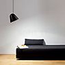 Nyta Tilt Pendant Light conical - grey/cable black - 28 cm , discontinued product application picture
