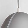 Nyta Tilt Suspension conique - gris/câble noir - 28 cm , fin de série