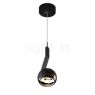 Occhio Io Sospeso Var Flat C Hanglamp LED kop phantom/afdekking zwart mat/body zwart mat/voet zwart mat - 3.000 K