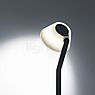Occhio Lei Tavolo Iris Lampe de table LED couverture noir mat/corps noir mat/pied noir mat - 3.000 K