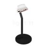 Occhio Lei Tavolo Iris Lampe de table LED couverture or rose/corps noir mat/pied noir mat - 3.000 K