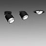 Occhio Lui Alto Volt Zoom Spotlight LED head white matt/reflector chrome matt - 2,700 K