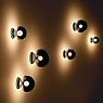 Occhio Luna Scura 125 Flat Air Wall Light LED smoke application picture