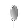 Occhio Mito Sfera Corda 40 Illuminated Mirror LED - grey tinted head silver matt/cable white/plug Typ F - Occhio Air