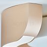 Occhio Mito Soffitto 20 Up Lusso Narrow Wall-/Ceiling light LED head gold matt/cover ascot leather white - Occhio Air