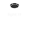 Occhio Mito Soffitto 20 Up Lusso Wide Wall-/Ceiling light LED head black phantom/cover ascot leather grey - Occhio Air