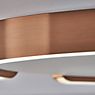 Occhio Mito Soffitto 40 Up Narrow Plafond-/Wandlamp LED kop rose goud/afdekking wit mat - Occhio Air