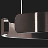 Occhio Mito Sospeso 40 Fix Flat Table Suspension encastrée LED tête doré mat/cache-piton blanc mat - Occhio Air