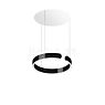 Occhio Mito Sospeso 40 Fix Up Table Pendant Light LED head black phantom/ceiling rose white matt - Occhio Air