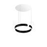 Occhio Mito Sospeso 40 Variabel Up Table Pendant Light LED head black matt/ceiling rose white matt