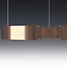 Occhio Mito Sospeso 40 Variabel Up Table Suspension LED tête or rose/cache-piton blanc mat