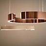 Occhio Mito Sospeso 60 Fix Flat Room Pendel Indbygningslampe LED hoved bronze/baldakin hvid mat - DALI