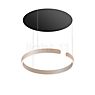 Occhio Mito Sospeso 60 Move Up Table Hanglamp LED kop goud mat/plafondkapje zwart mat - dim to warm