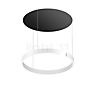 Occhio Mito Sospeso 60 Move Up Table Hanglamp LED kop wit mat/plafondkapje zwart mat - dim to warm