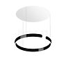 Occhio Mito Sospeso 60 Variabel Up Room Hanglamp LED kop black phantom/plafondkapje wit mat - Occhio Air
