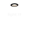 Occhio Più R Piano V Edge Volt S30 Recessed Spotlight LED head black matt/cover white matt - 2,700 K