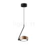 Occhio Sento Filo 180 Fix Up D Hanglamp LED kop goud mat/body zwart mat/plafondkapje zwart mat - 2.700 K - Occhio Air