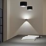 Occhio Sento Sospeso Due Fix E Hanglamp LED 2-lichts kop goud mat/plafondkapje wit mat - 2.700 K - Occhio Air productafbeelding