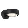 Occhio Sento Verticale Up E Wall Light LED fixed head black matt/wall bracket black matt - 2,700 K