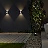 Occhio Sito Basso Volt C80 Floor spotlight LED Outdoor lamp head black matt/base black matt - 3.000 k application picture