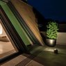 Occhio Sito Basso Volt S80 Floor spotlight LED Outdoor lamp head black matt/base black matt - 3.000 k application picture