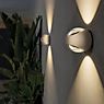 Occhio Sito Verticale Volt S80 Lampada da parete LED Outdoor bianco opaco - 2.700 K - immagine di applicazione