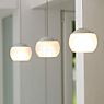 Oligo Balino Hanglamp 3-lichts LED - onzichtbaar in hoogte verstelbaar plafondkapje aluminium - hoofd gesatineerd productafbeelding
