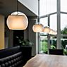 Oligo Balino Pendant Light 3 lamps LED - invisibly height adjustable ceiling rose chrome - head calendered application picture