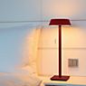 Oligo Glance Lampe de table LED rouge mat - produit en situation