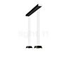 Oligo Glance Pendant Light LED 2 lamps - invisibly height adjustable Lamp Canopy white - cover black - head black
