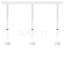Oligo Grace Suspension LED 3 foyers - réglable en hauteur blanc brillant