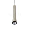 Oligo Rio Pendant Light 3 lamps LED - invisibly height adjustable ceiling rose chrome - head copper