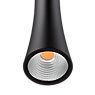 Oligo Rio, lámpara de suspensión 1 foco LED - altura ajustable de forma invisible Espresso