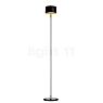 Oligo Trofeo Lampadaire LED noir mat/feuille d’or