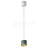 Oligo Tudor Lampada a sospensione LED - regolabile in altezza in modo invisibile grigio opaco - 9,5 cm