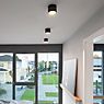 Oligo Tudor Lampada da soffitto LED grigio opaco - 9,5 cm - immagine di applicazione