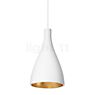 Pablo Designs Swell Hanglamp LED wit/messing - ø20 cm